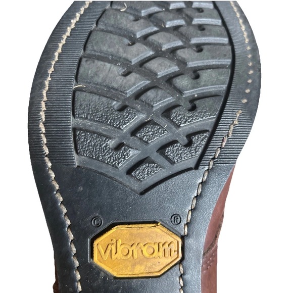 Vintage Dunn's Leather Lace-Up Work Boots Men's 9D Vibram Sole Ranch/Logger - Picture 10 of 10